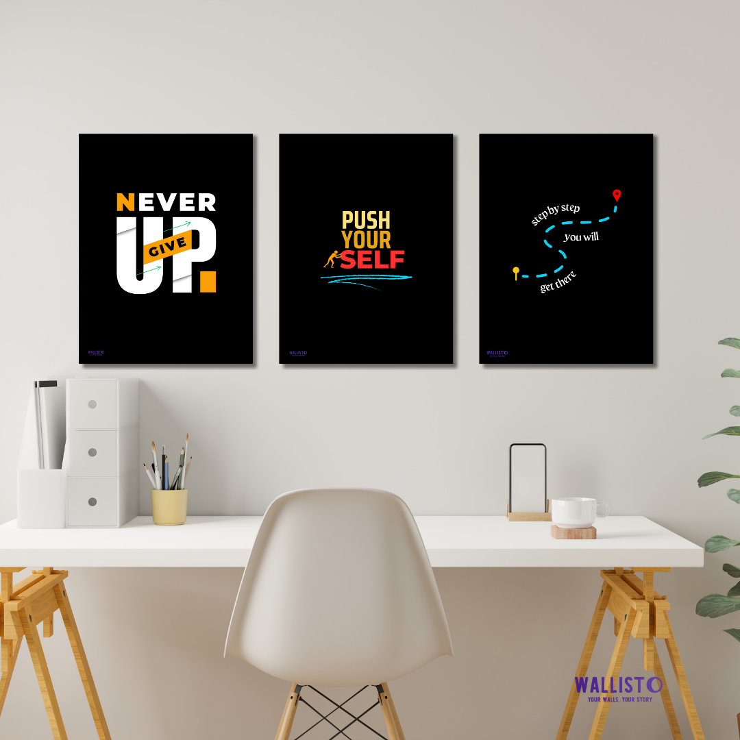 Never Give Up (Pack of 3)