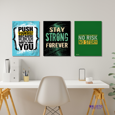 Push and Stay Strong (Pack of 3)