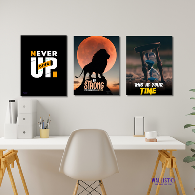 Never Give Up (Pack of 3)