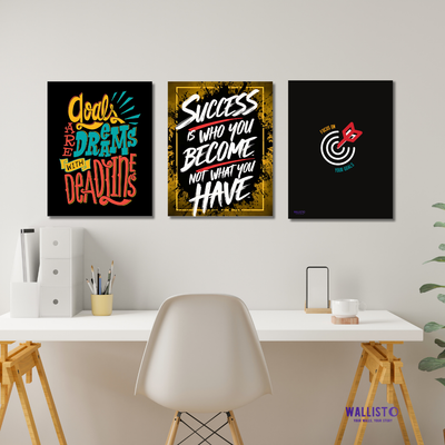 Success is Who You Become (Pack of 3)