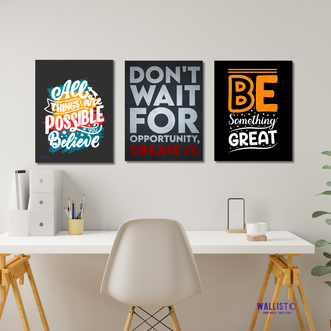 Believe and Achieve (Pack of 3)