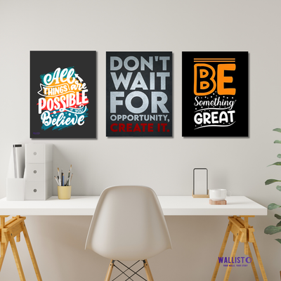 Believe and Achieve (Pack of 3)