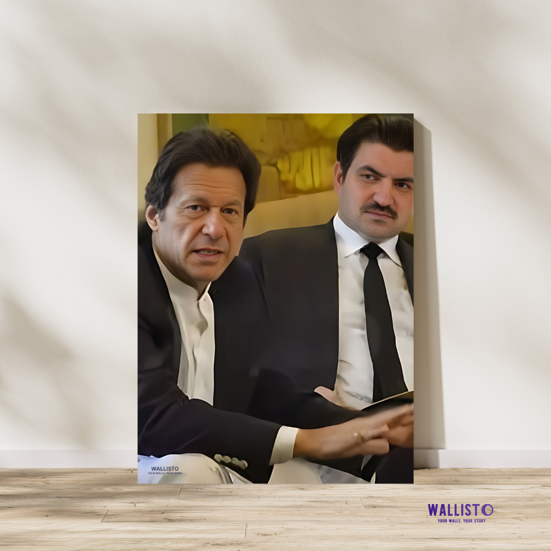Imran Khan and Sher Afzal Marwat Frame