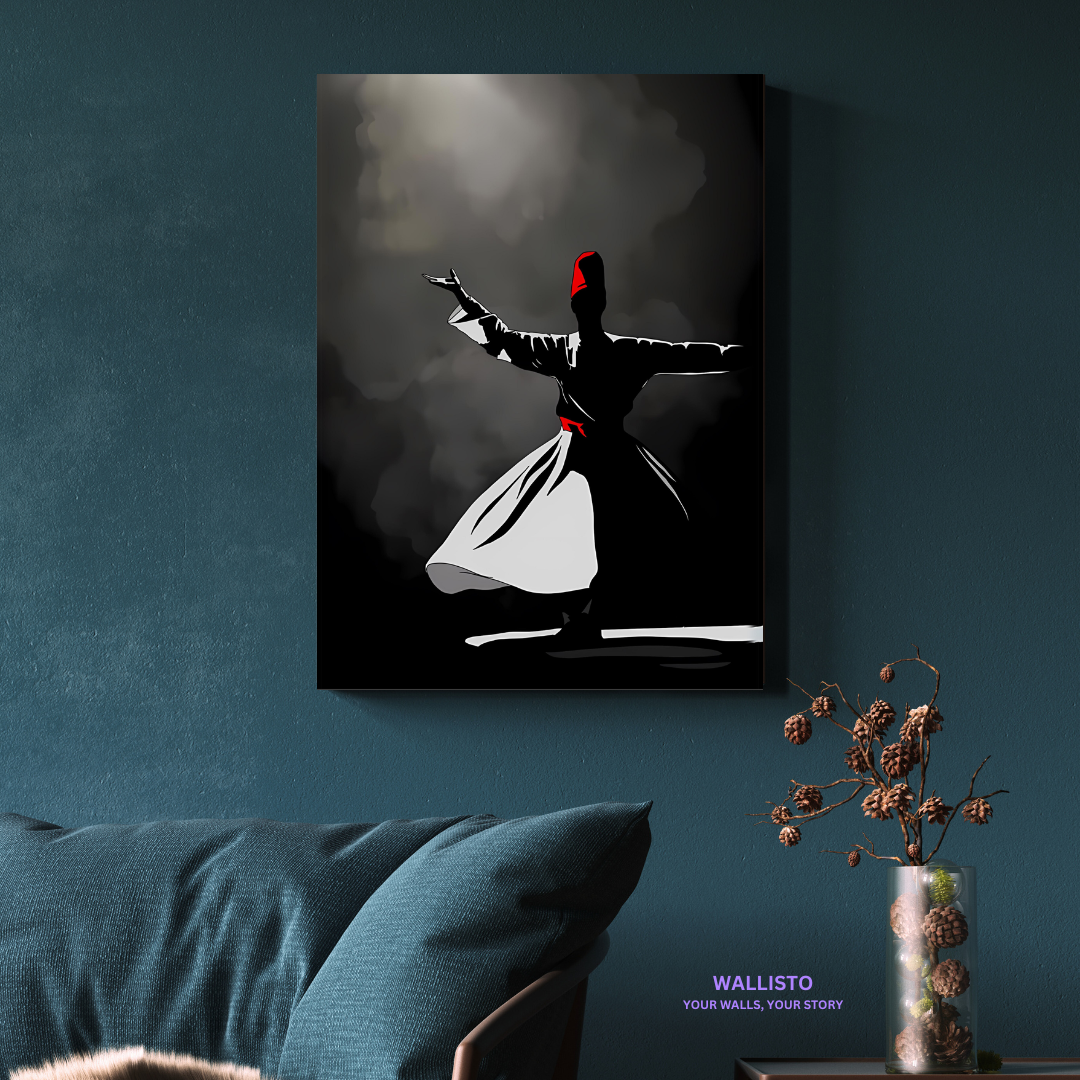 Sufi Dancer in Silhouette